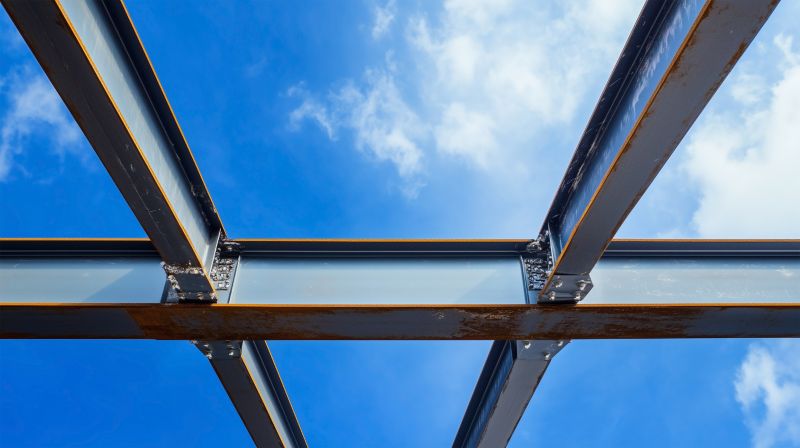 Steel Beams at Completion